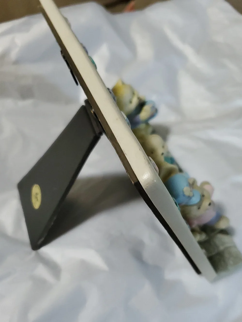 Russ Berrie 90s Children's Baby Nursury Animal Parade Standing Photo Frame